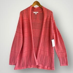 🎉5 for $45🎉 NWT Madison Grey Open Cardigan Knit Sweater Women Size X